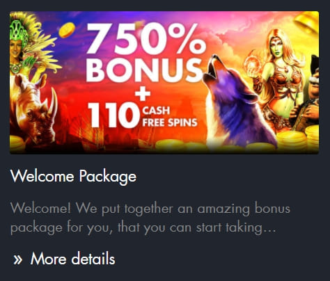 Tangiers Casino Welcome Bonus